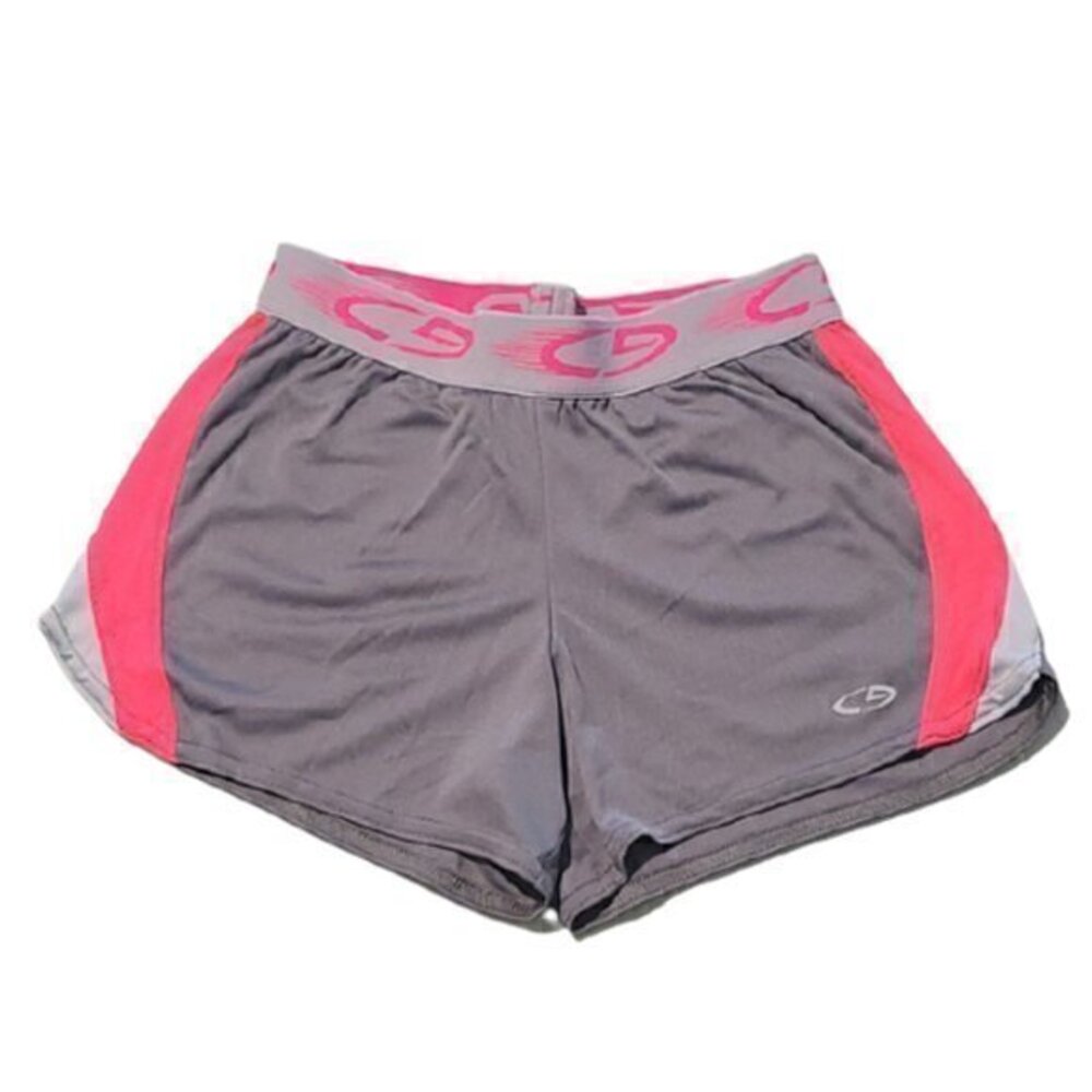 [Champion] Gray & Pink Workout Shorts - Size M